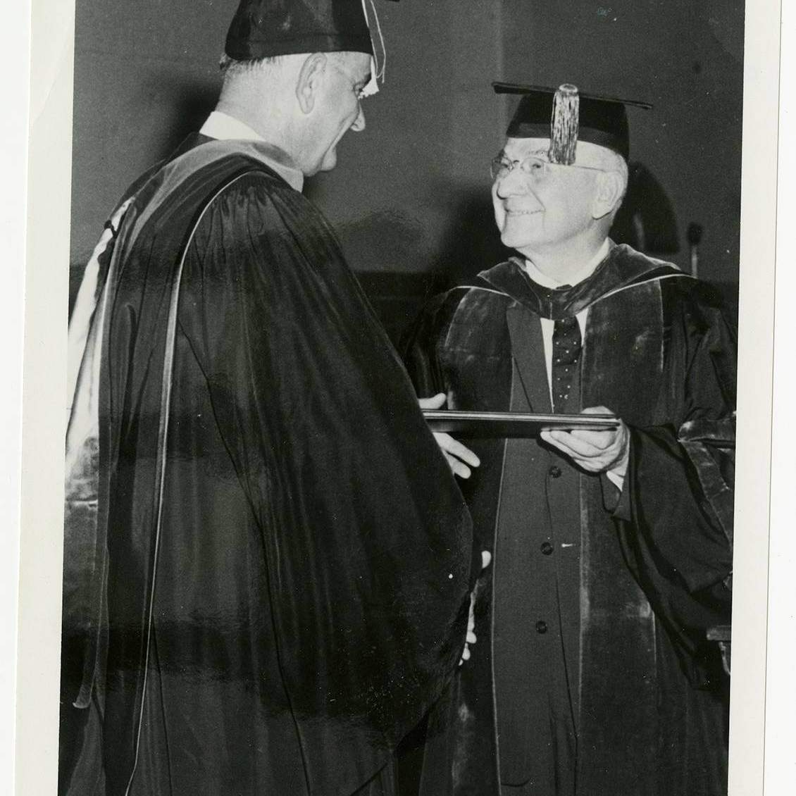 lbj receiving honorary doctorate