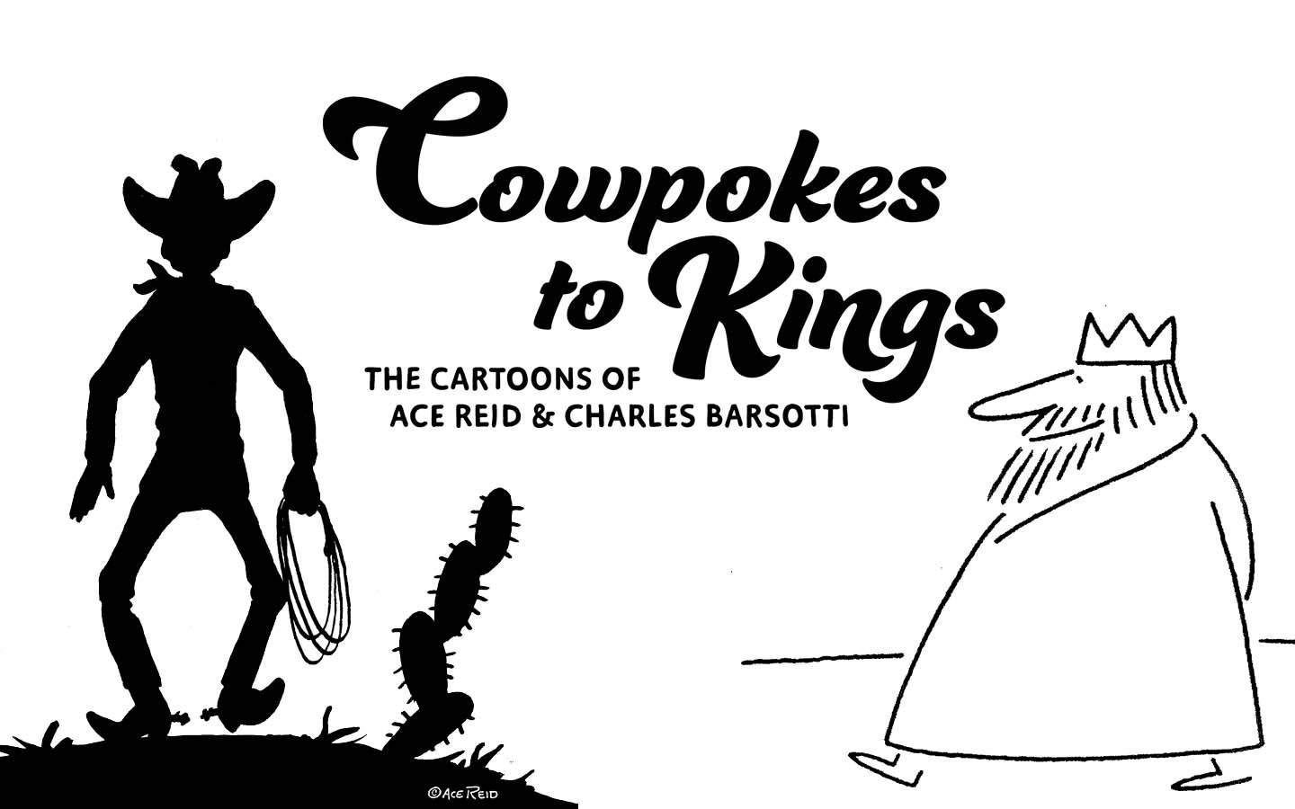 Logo for Cowpokes to Kings exhibition