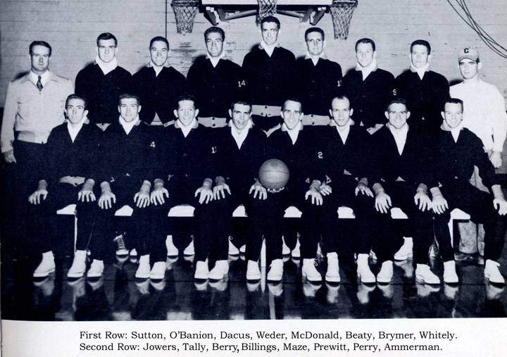 1952 Bobcat Basketball Team