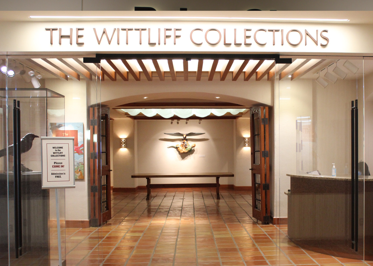 entrance to the wittliff collections