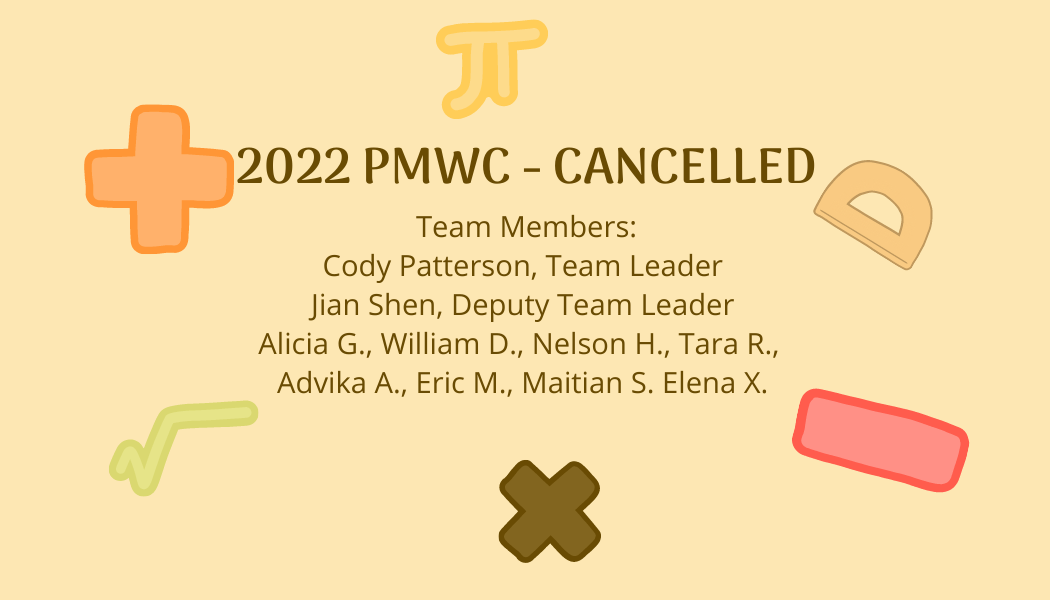 2022 PMWC Team