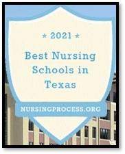 2021 Best Nursing Program Badge