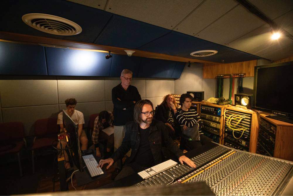 gordon jones and team in studio