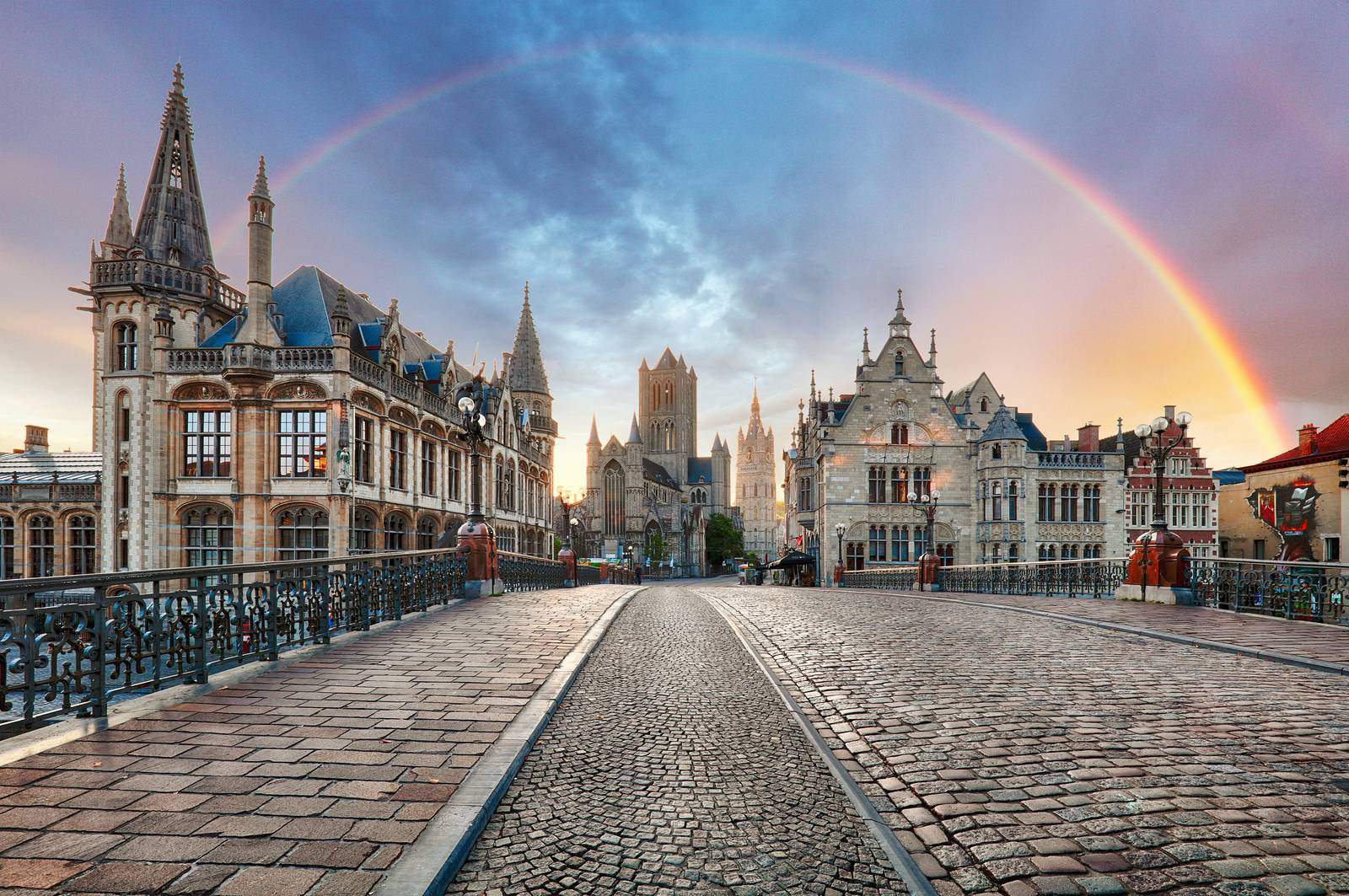 Rainbow over Ghent