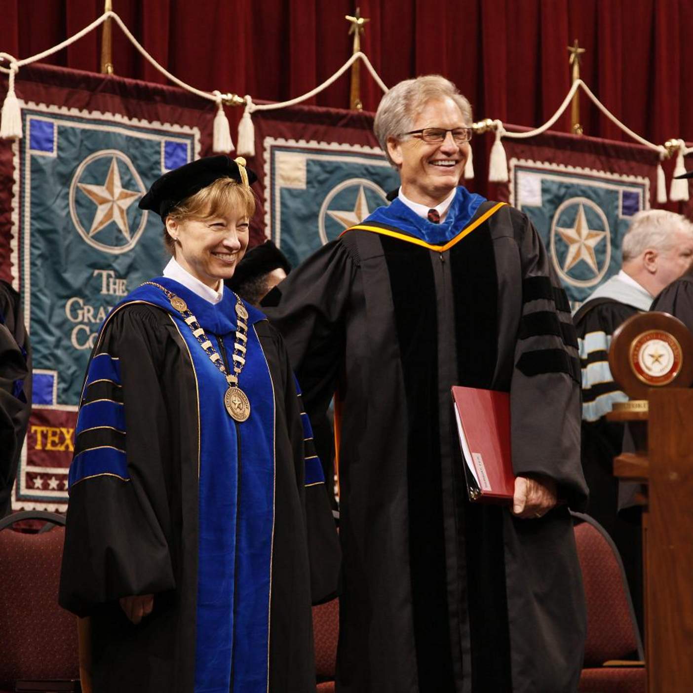 President Dr. Trauth and Provost Dr. Moore 