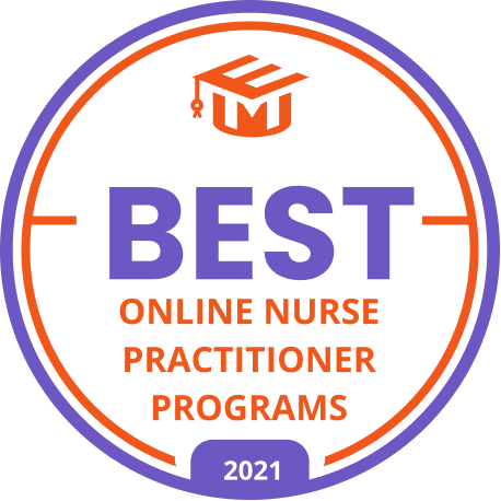 Best Online NP Program Badge 2021