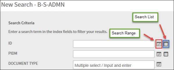 Limit the Search list and Range using filters