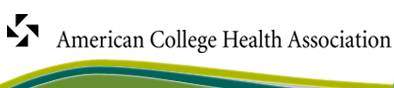 American College Health Association Logo.