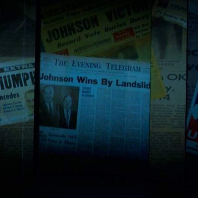 Projection of news paper clippings