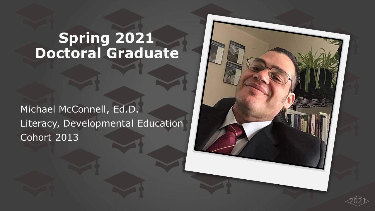 Spring 2021 Doctoral Graduate - Michael McConnell