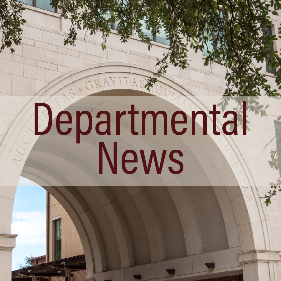 Click here to view departmental news