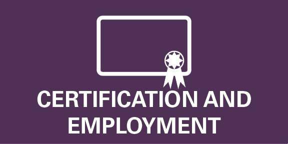 Certification and Employment link