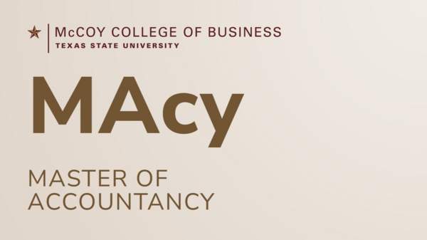 Master of Accountancy (MAcy) | Information Session
