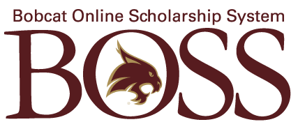 Logo: Bobcat Online Scholarship System (BOSS)