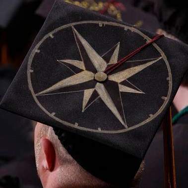 cap with compass