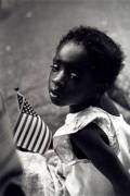 Photograph: Girl with Flag, © by Earlie Hudnall, Jr. 