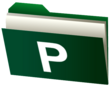 Green file folder icon