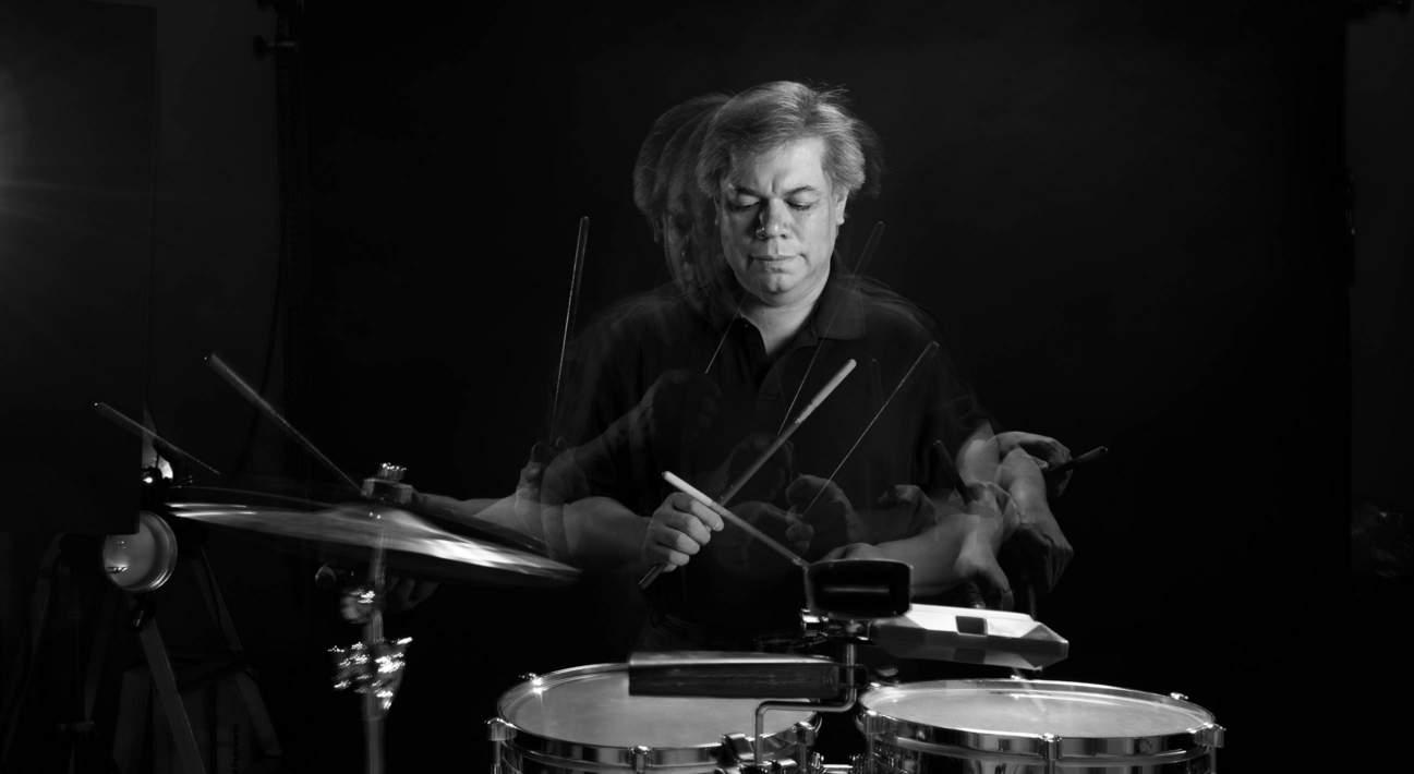 John Lopez on drums