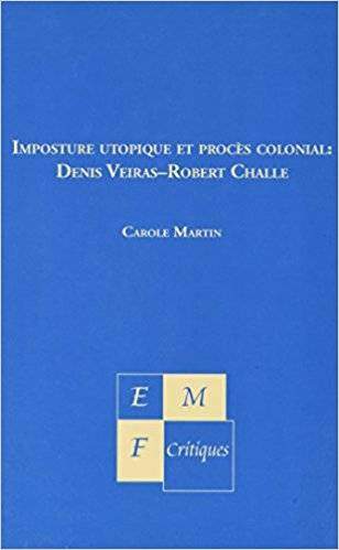 Cover of Martin's Imposture utopique et procès colonial