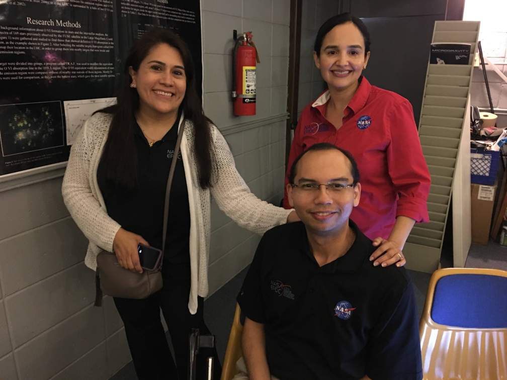 Dr. Araceli Martinez Ortiz, Dr. Lester Morales and Dr. Laura Rodriguez Amaya