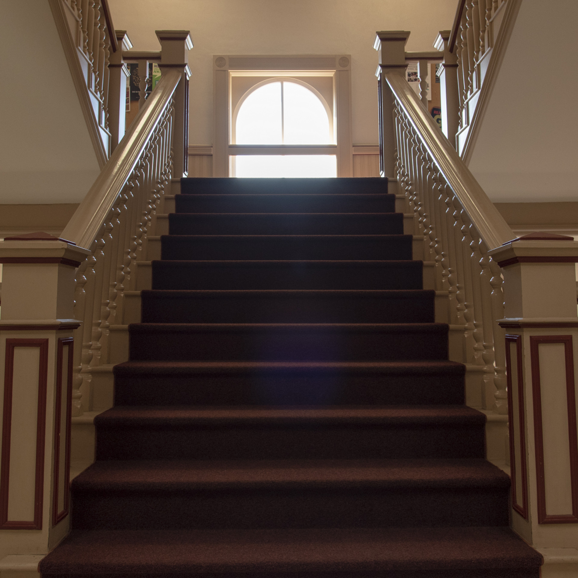 Old Main stairs