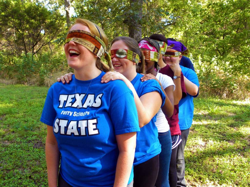 Outdoor Blindfold Activity