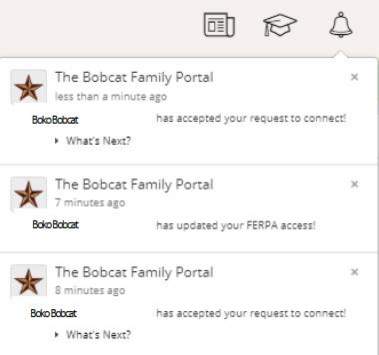 Bobcat Parent Portal Notification Samples