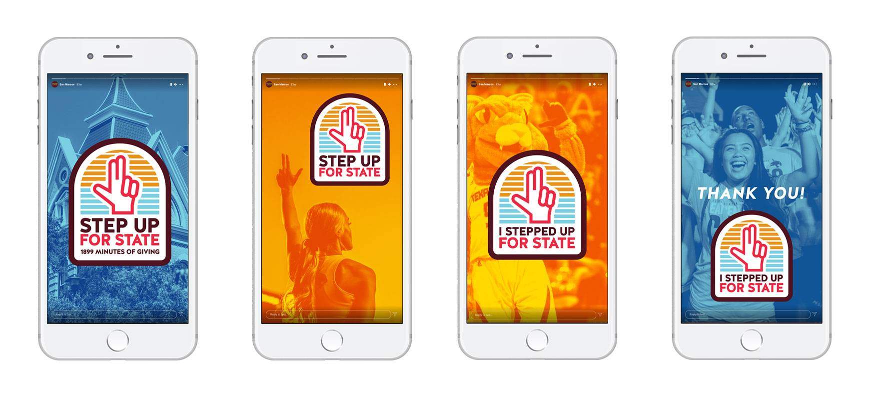 Step up for State instagram phone samples