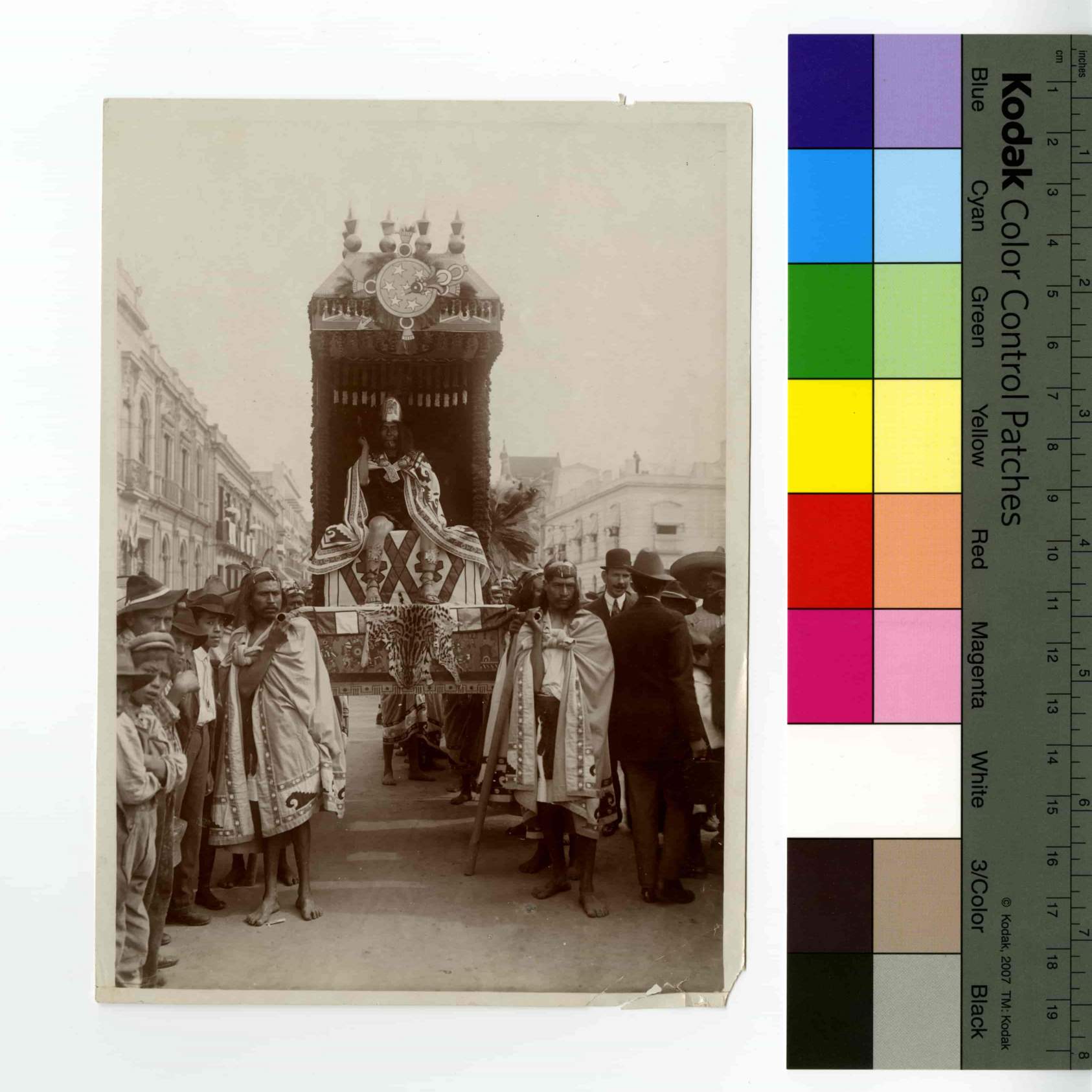 El Emperador Moctezuma, Gran Desfile Histórico, 1910, Benson Latin American Collection
