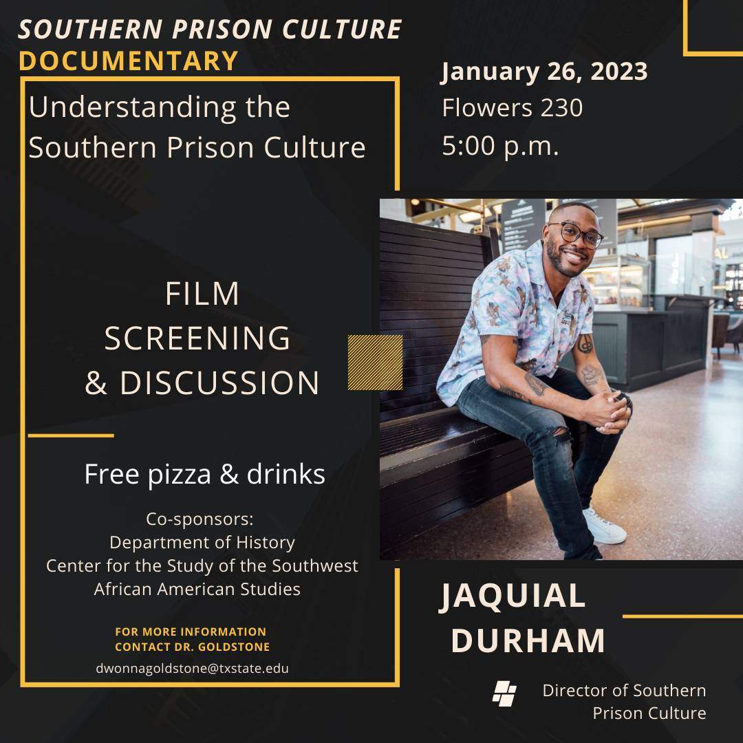 Southern Prison Culture Event Flyer