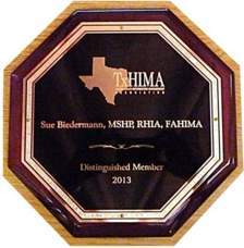 Biedermann Distinguished Member 2013 Award