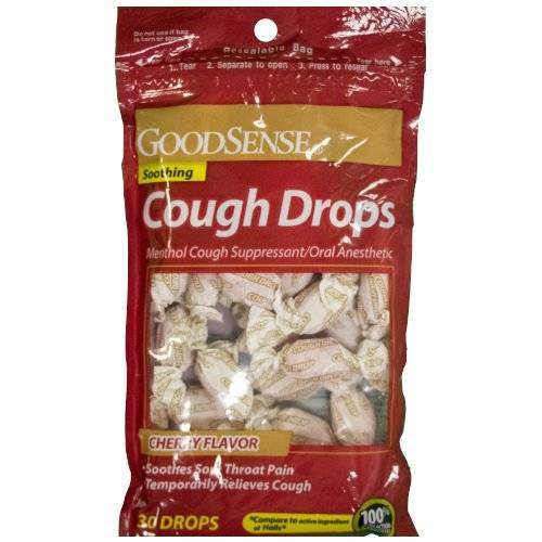 Halls Cough Drops (Cherry), 30 count bag