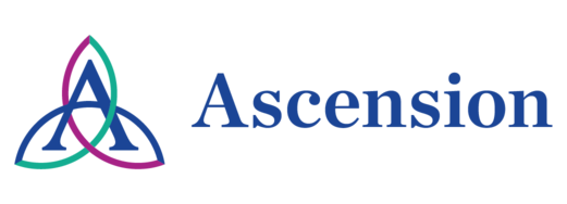 Ascension Logo. It includes an A with Celtic inspired lines around a capital "A."
