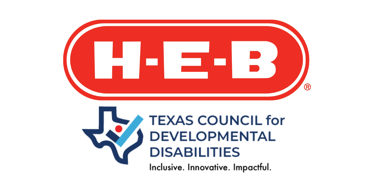 HEB and Texas Council for Developmental Disabilities Logos