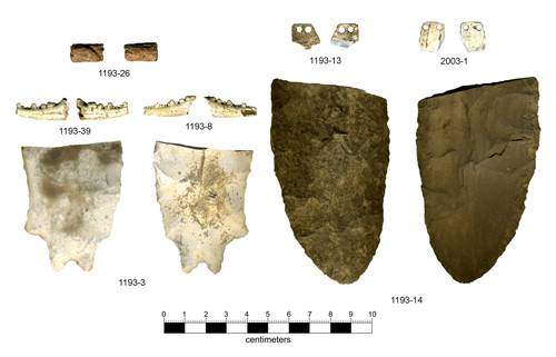 Artifacts Found near Burials