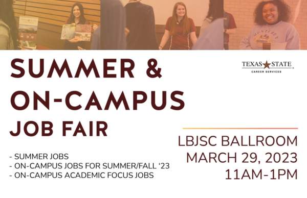 Summer & On-Campus Job Fair