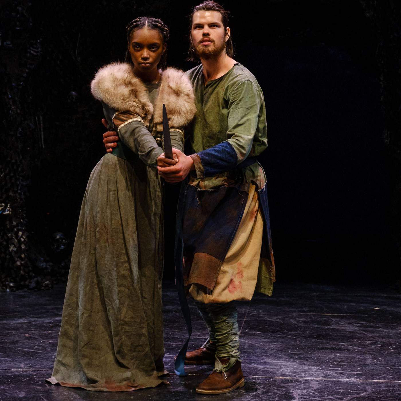 Macbeth & Lady Macbeth on stage