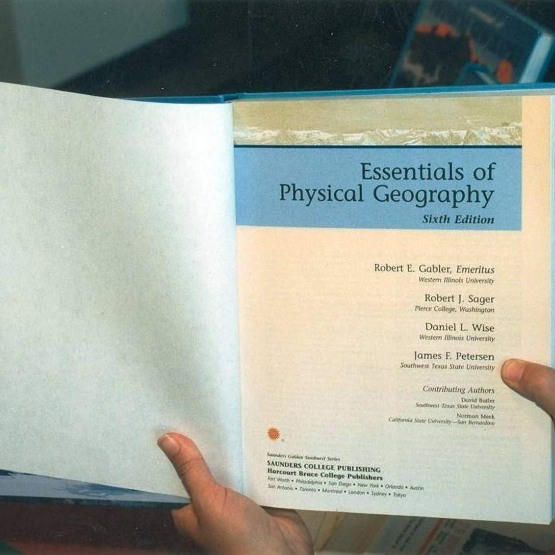 Petersen Physical Geography Textbook