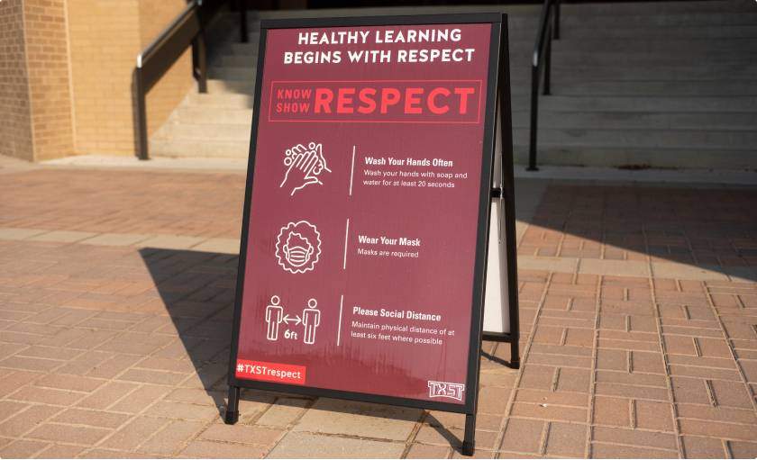 Show respect outside graphic