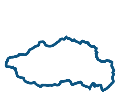 Watershed boundary