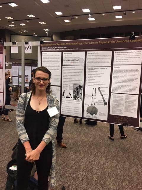 Anthropology Student at 2019 Research Conference