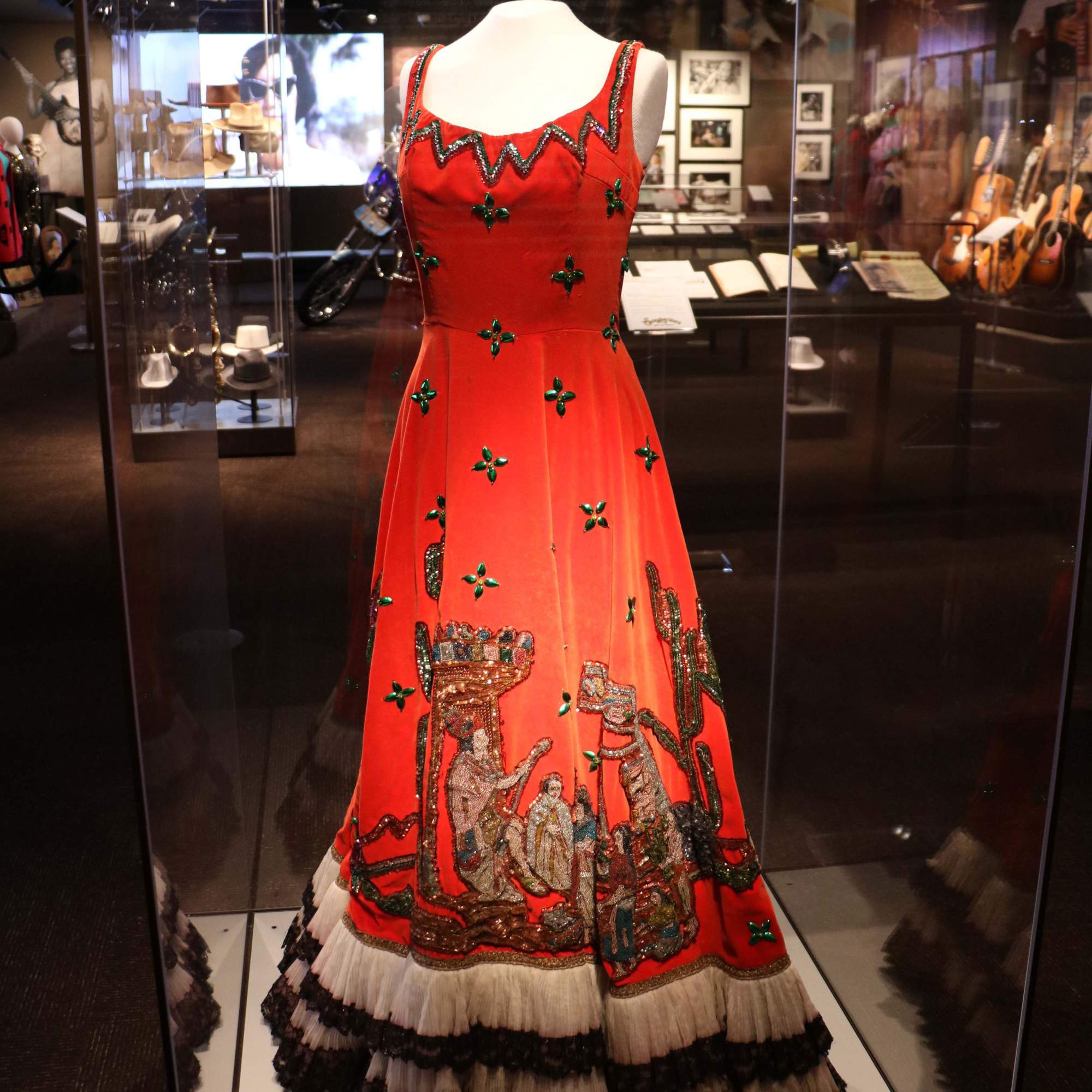 Photo of dress on display