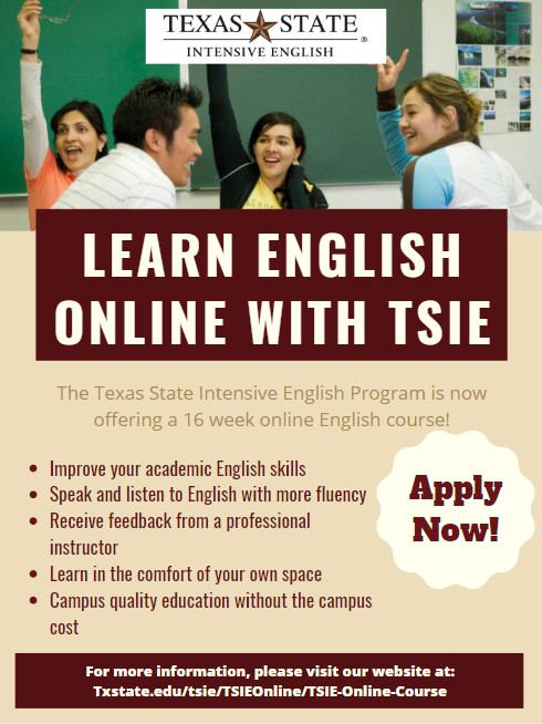 Flyer for TSIE online Course