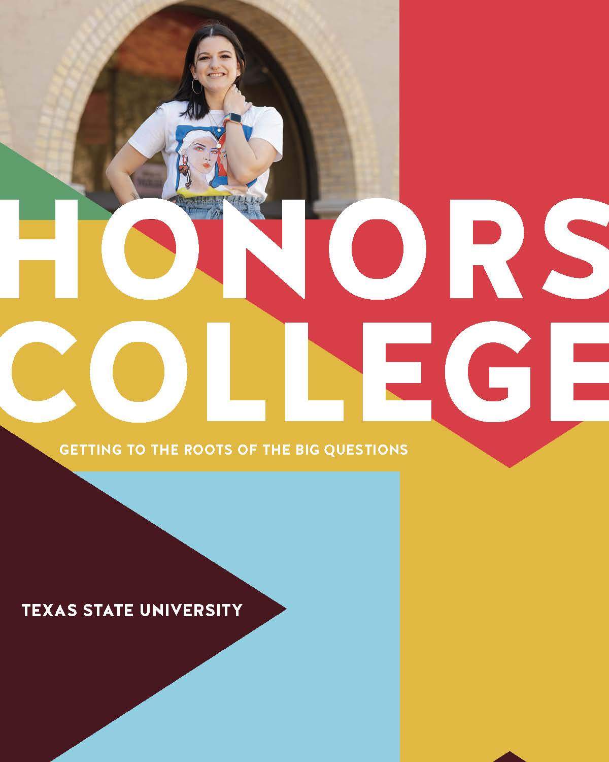 This is a thumbnail of the honors college viewbook. Click on the thumbnail to access the full file.