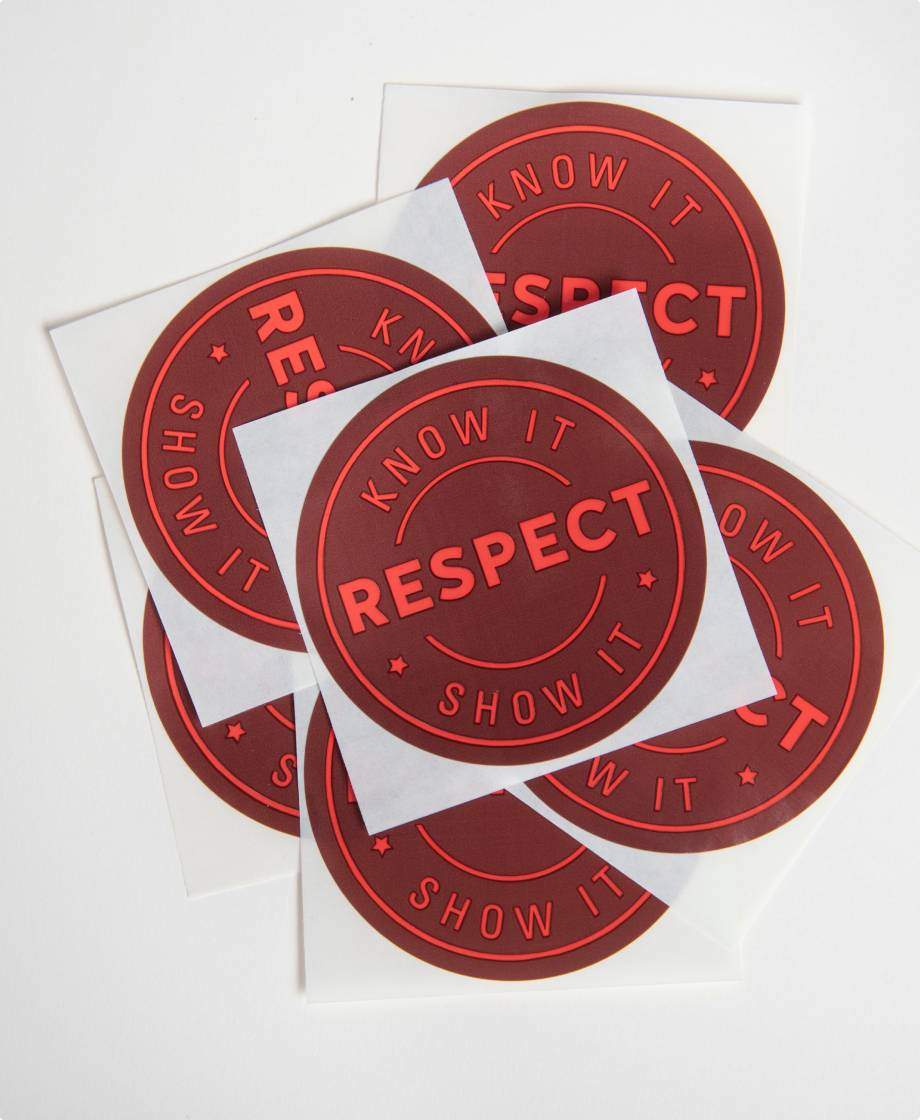 show respect stickers