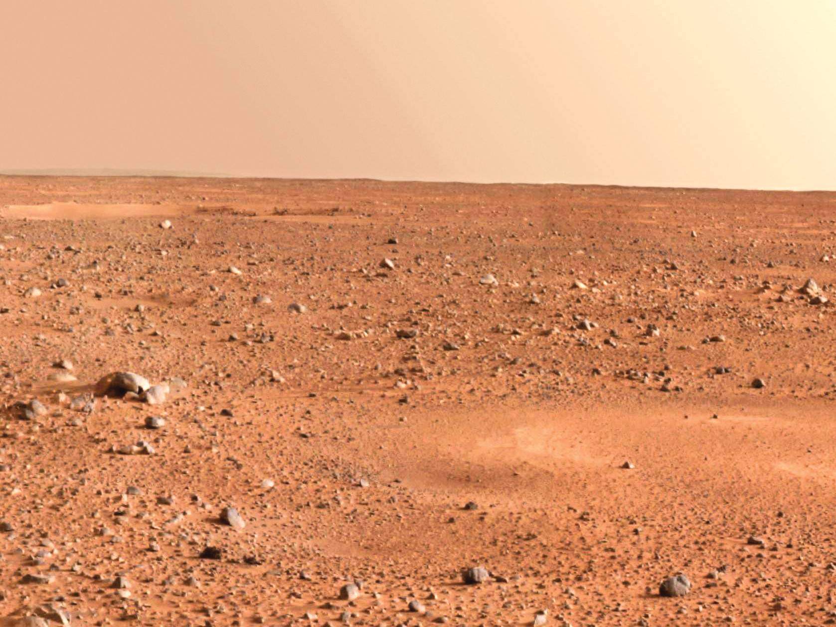 illustration of mars surface