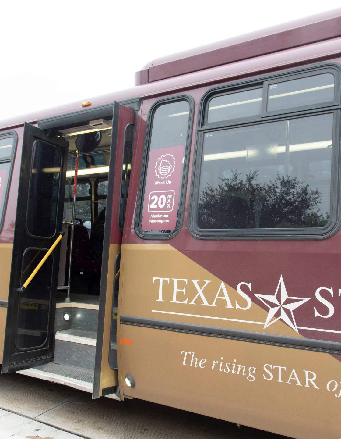 show respect poster on texas state bus