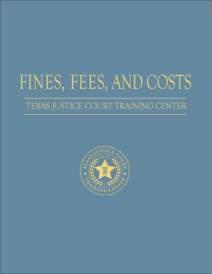 Fines, Fees, and Costs cover