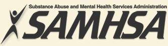Substance Abuse and Mental Health Services Administration Logo.
