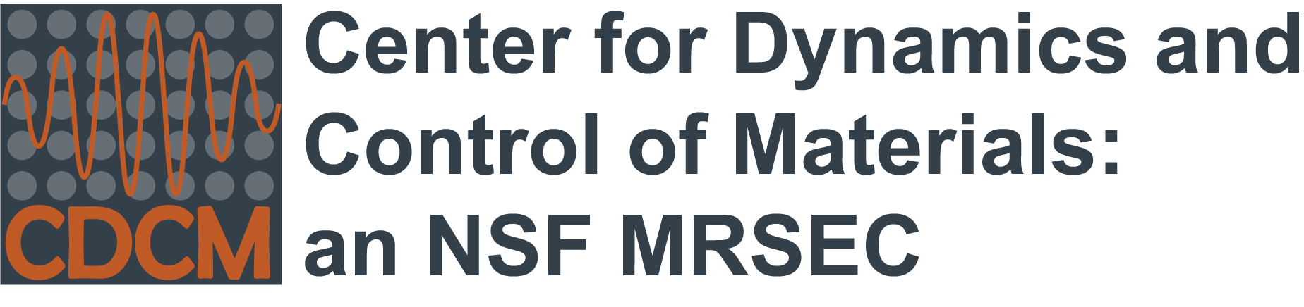 Logo and Link for UT Center for Dynamics and Control of Materials: an NSF MRSEC
